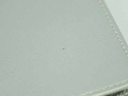 Chanel Coco bouton wallet Leather, SILVER, LEATHER, Wallets