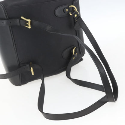 Bally Vintage Backpack Leather, BLACK, LEATHER, Backpack