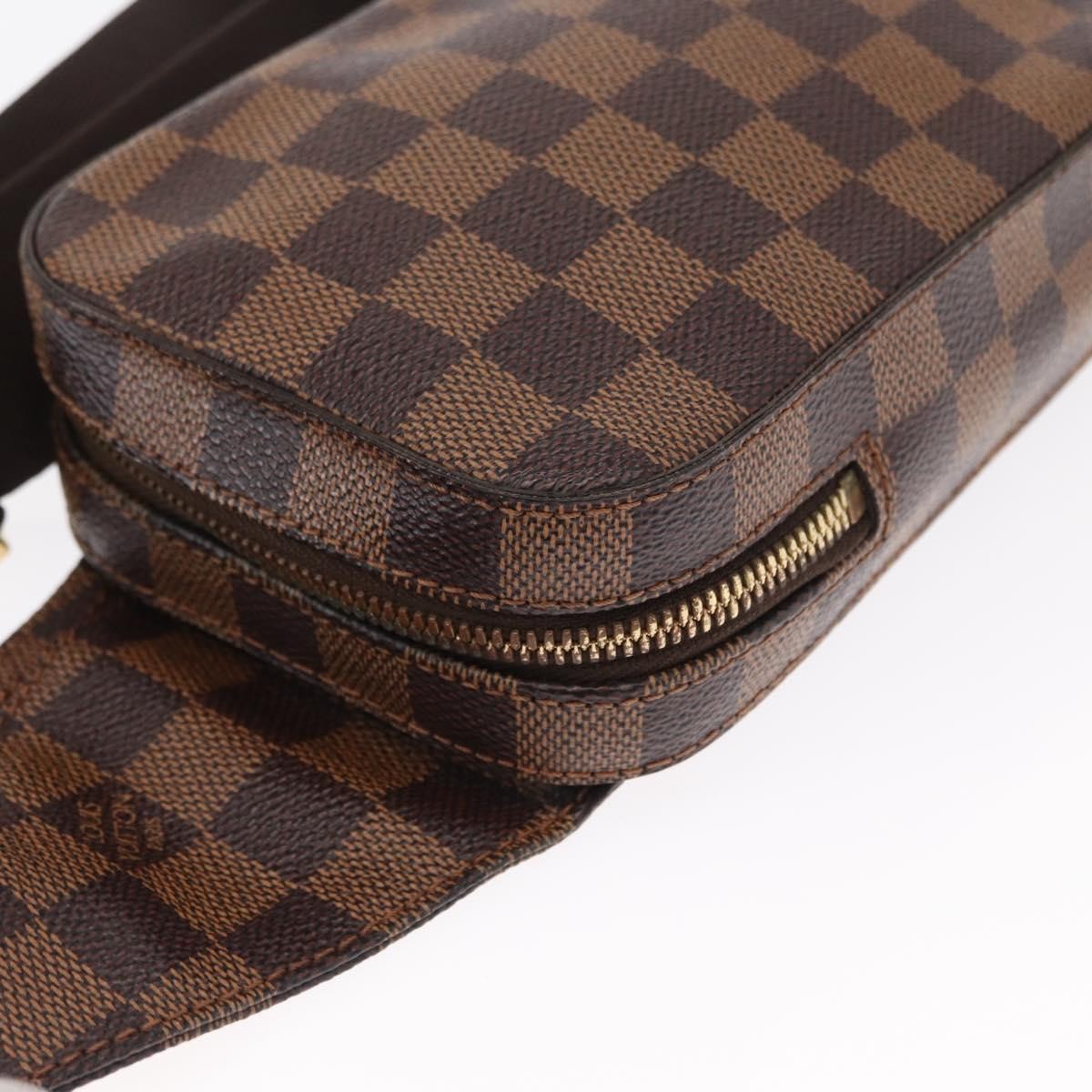 Louis Vuitton Geronimos Waist Bag Damier, Brown, Canvas, Clutch