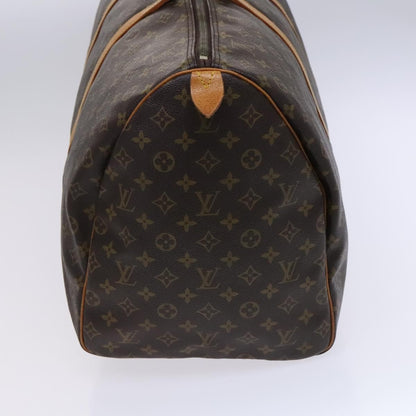 Louis Vuitton Keepall Bag Monogram Canvas, BROWN, CANVAS, Travel bag