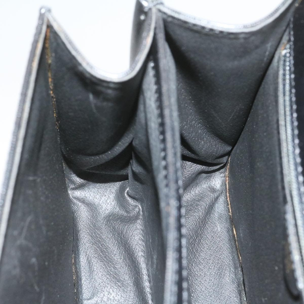 Celine Circle Logo Handbag Leather, BLACK, LEATHER, Handbag
