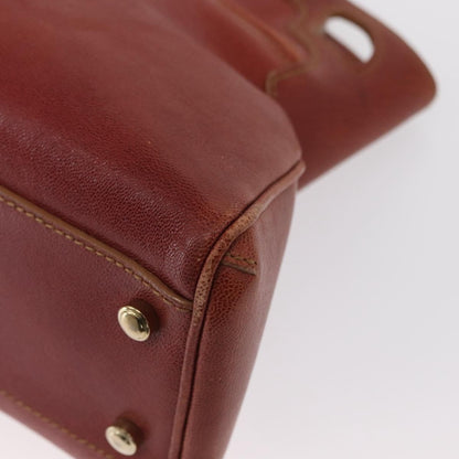 cartier Marcello Handbag Leather, BROWN, LEATHER, Handbag
