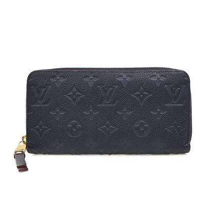Louis Vuitton Zippy Wallet NM Leather Empreinte, NAVY, LEATHER, Wallets