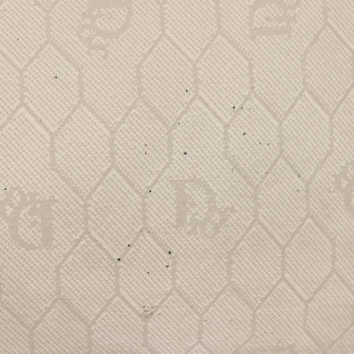 Christian Dior Vintage honeycomb clutch Canvas, WHITE, CANVAS, Clutche & pouche