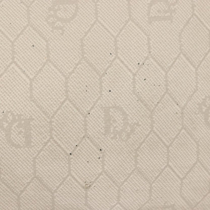 Christian Dior Vintage honeycomb clutch Canvas, WHITE, CANVAS, Clutche & pouche