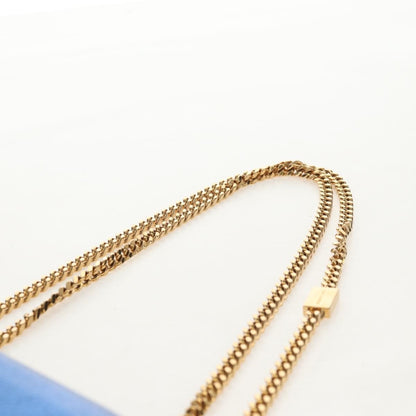 Saint Laurent Classic Monogram Tassel Crossbody Bag Leather, BLUE, LEATHER, Shoulder bag