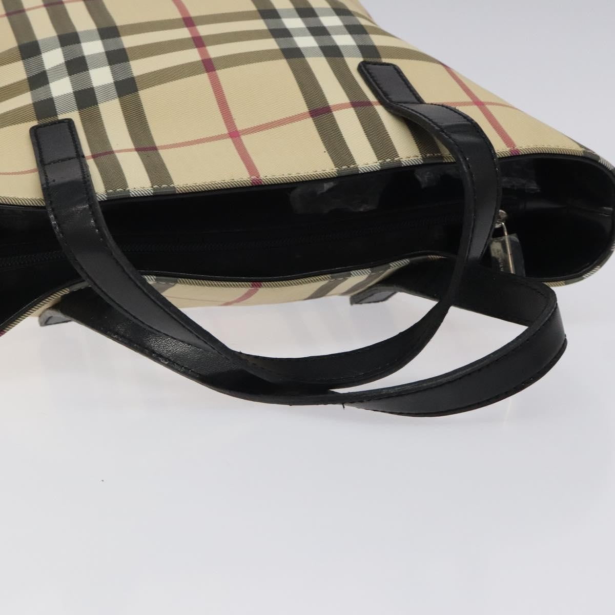 Burberry Nova Check Tote canvas check pattern, BEIGE, CANVAS, Tote bag