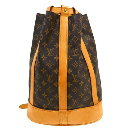 Louis Vuitton Randonnee Backpack Monogram Canvas, Brown, Canvas, Backpack