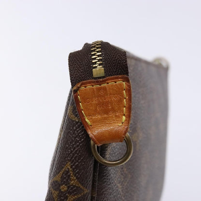 Louis Vuitton Pochette Accessoires Monogram Canvas, BROWN, CANVAS, Clutche & pouche