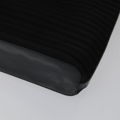 Gucci Vintage Bamboo Handle Bag Nylon, BLACK, NYLON, Handbag