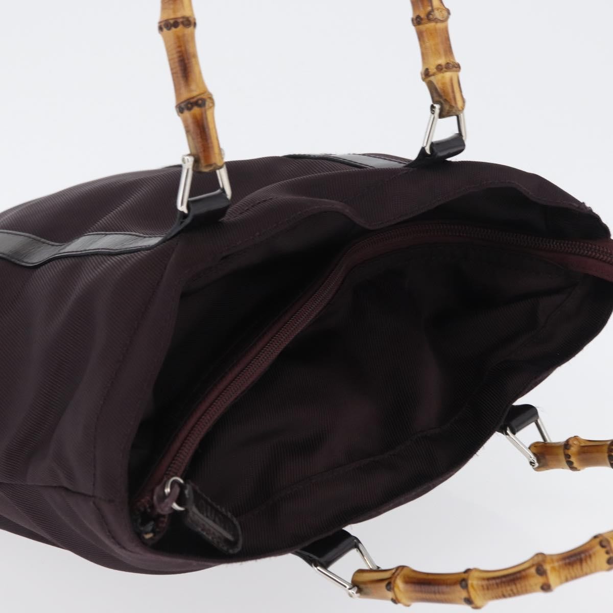 Gucci Bamboo tote bag Canvas, Purple, Canvas, Tote Bag