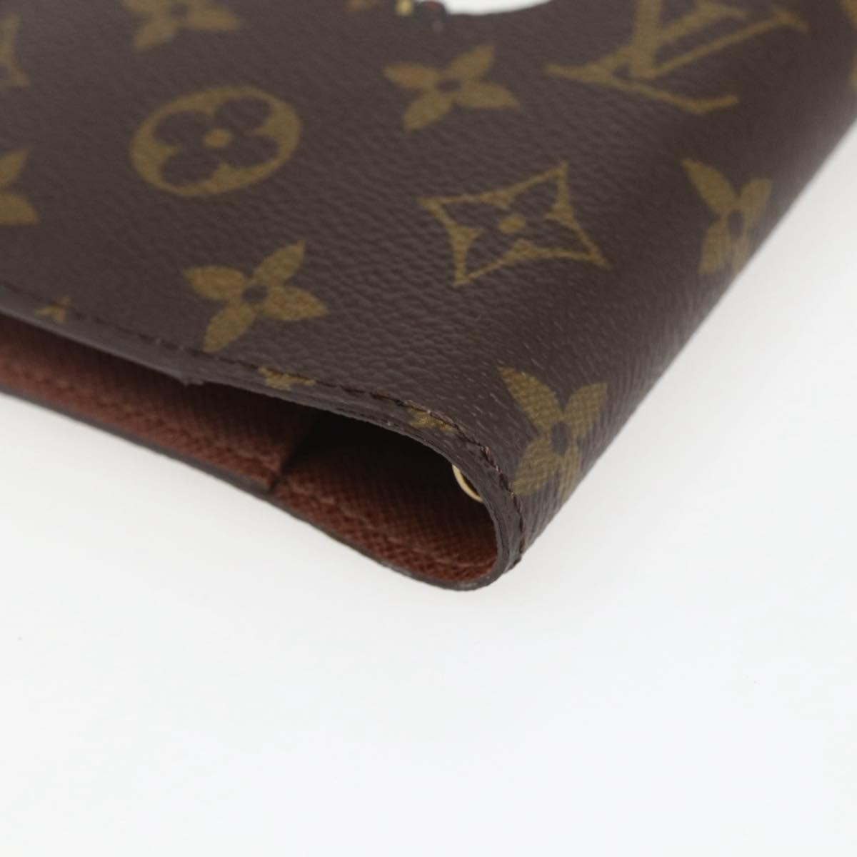 Louis Vuitton Agenda Cover Monogram Panda, Brown, Canvas, Wallet