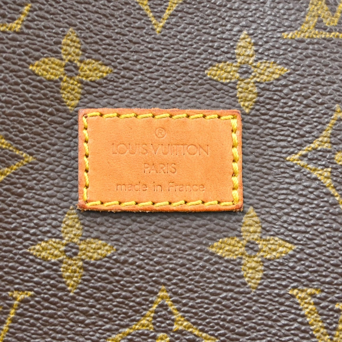 Louis Vuitton Saumur Handbag Monogram Canvas, Brown, Canvas, Shoulder Bag