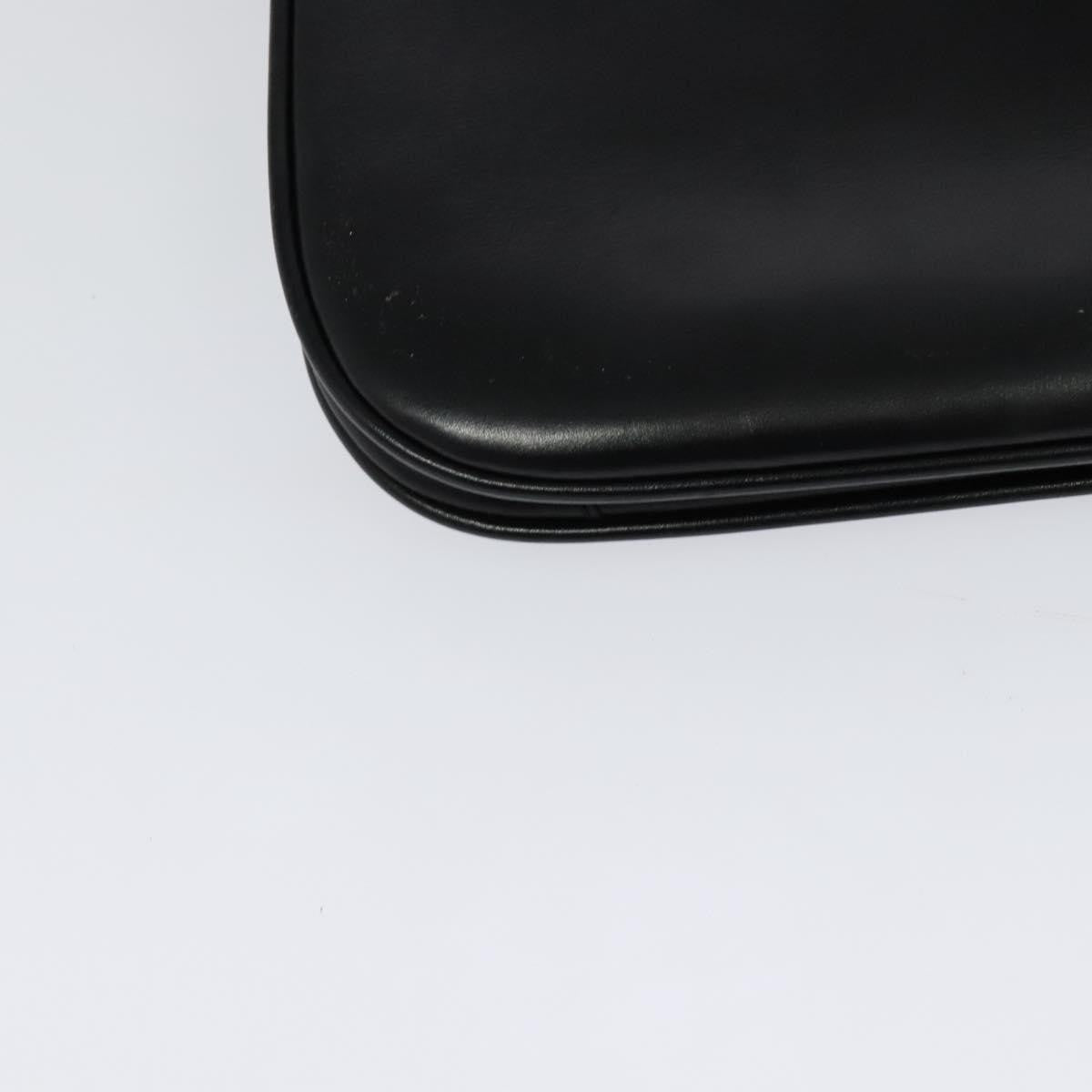Bally Vintage Shoulder Bag Leather, Black, Leather, Shoulder Bag