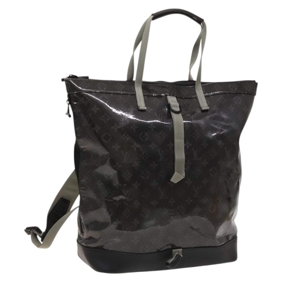 Louis Vuitton Zipped Tote Limited Edition Monogram Eclipse Glaze Canvas, BLACK, CANVAS, Backpack