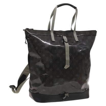 Louis Vuitton Zipped Tote Limited Edition Monogram Eclipse Glaze Canvas, BLACK, CANVAS, Backpack