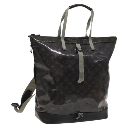 Louis Vuitton Zipped Tote Limited Edition Monogram Eclipse Glaze Canvas, BLACK, CANVAS, Backpack