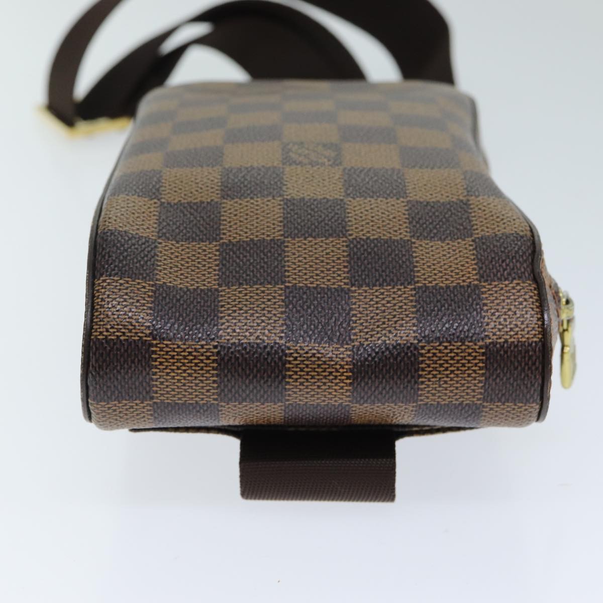 Louis Vuitton Geronimos Waist Bag Damier, BROWN, CANVAS, Travel bag