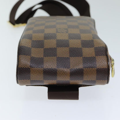 Louis Vuitton Geronimos Waist Bag Damier, BROWN, CANVAS, Travel bag