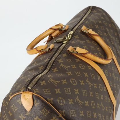 Louis Vuitton Keepall Bag Monogram Canvas, BROWN, CANVAS, Travel bag