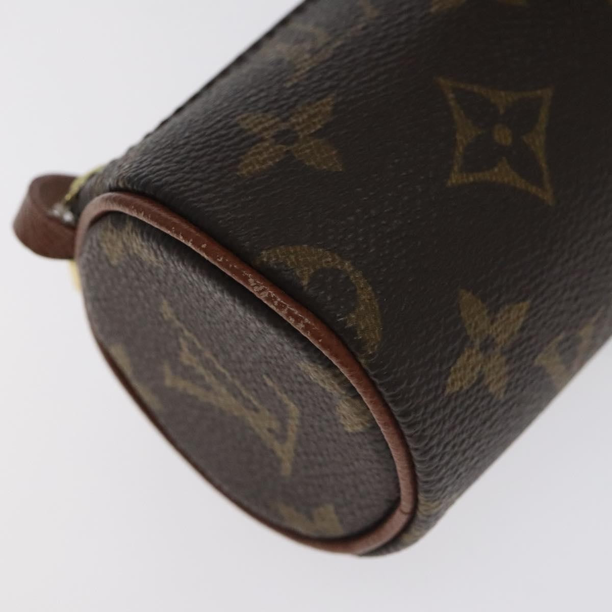 Louis Vuitton Papillon Pochette Monogram Canvas, BROWN, CANVAS, Handbag