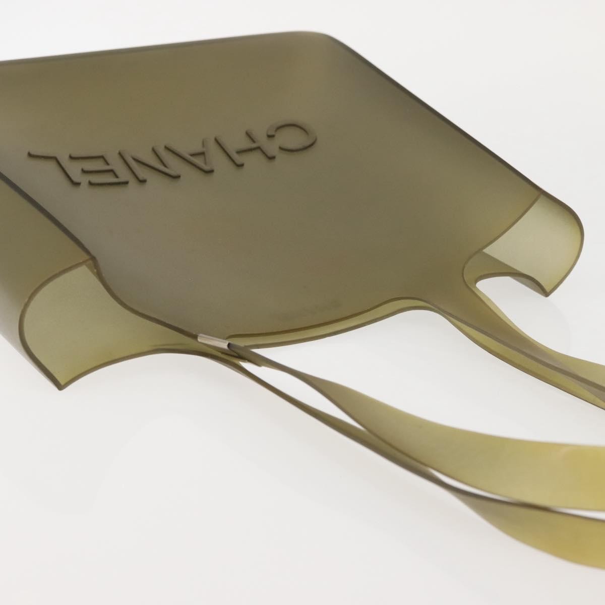 Chanel Jelly Tote Rubber, GRAY, RUBBER, Tote bag