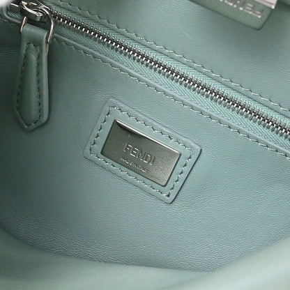 Fendi Peekaboo Bag Leather, Green, Leather, Handbag