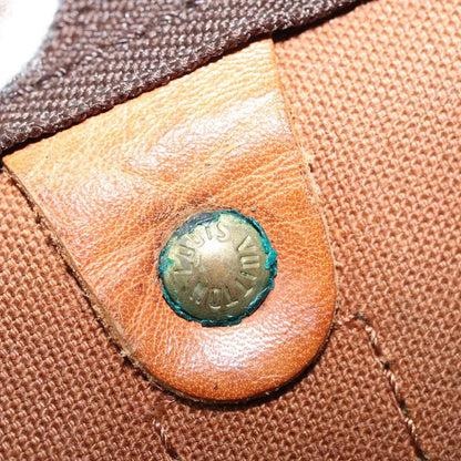 Louis Vuitton Keepall Bag Monogram Canvas, BROWN, CANVAS, Travel bag