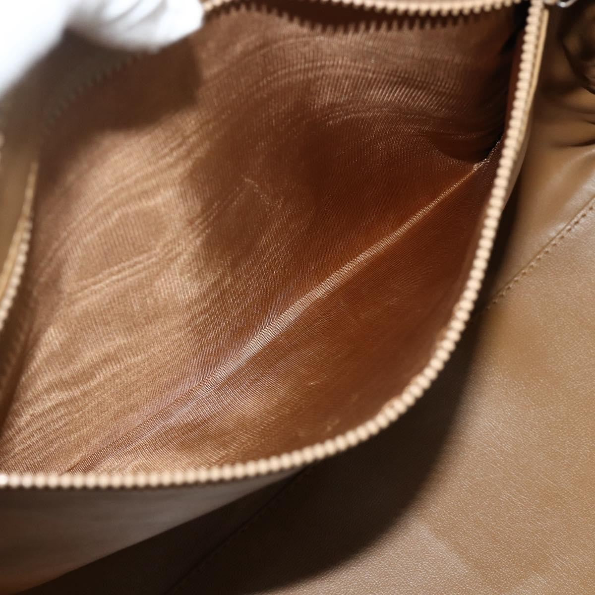 Celine Vintage Macadam Boston bag Canvas and Leather, Brown, Canvas, Travel Bag