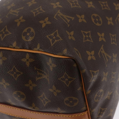 Louis Vuitton Keepall Bandouliere Bag Monogram Canvas, BROWN, CANVAS, Travel bag
