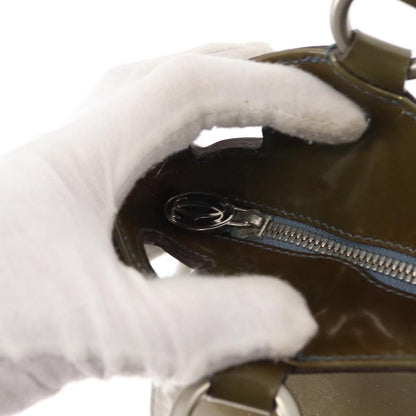 cartier Marcello Handbag Patent leather, KHAKI, PATENT_LEATHER, Handbag