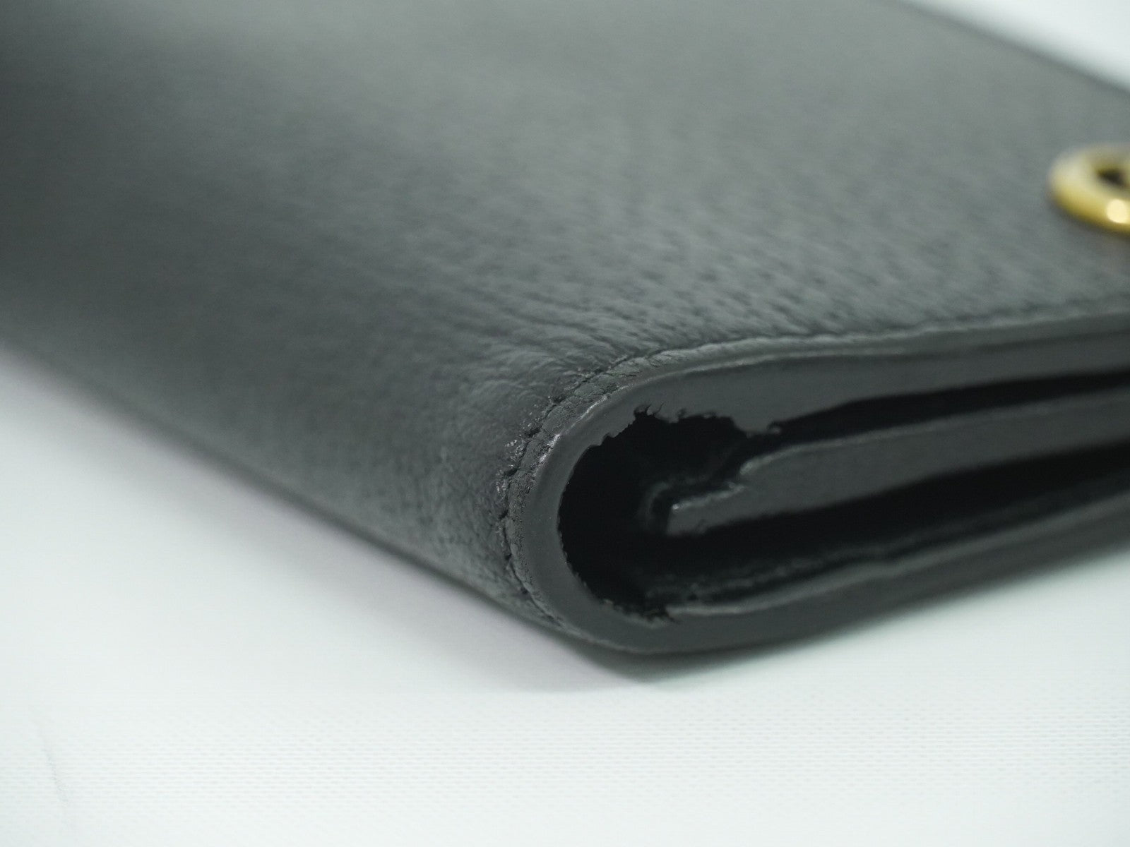 Gucci GG Marmont Wallet Leather, BLACK, LEATHER, Wallets