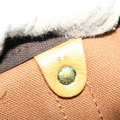 Louis Vuitton Keepall Bag Monogram Canvas, BROWN, CANVAS, Travel bag