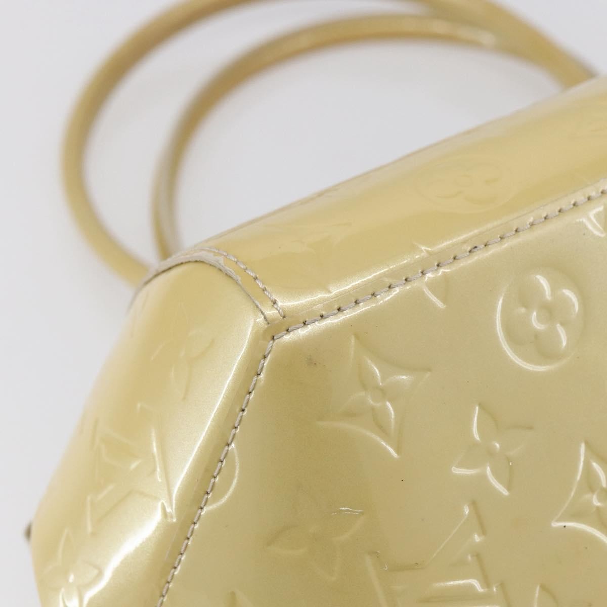 Louis Vuitton Sherwood Handbag Monogram Vernis, BEIGE, PATENT_LEATHER, Handbag