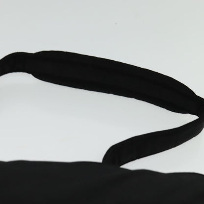 Miu Miu Zip Shoulder Bag Nylon, BLACK, NYLON, Shoulder bag