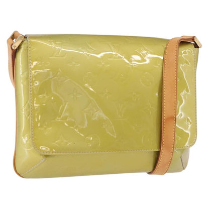 Louis Vuitton Thompson Street Handbag Monogram Vernis, Gray, Patent Leather, Shoulder Bag