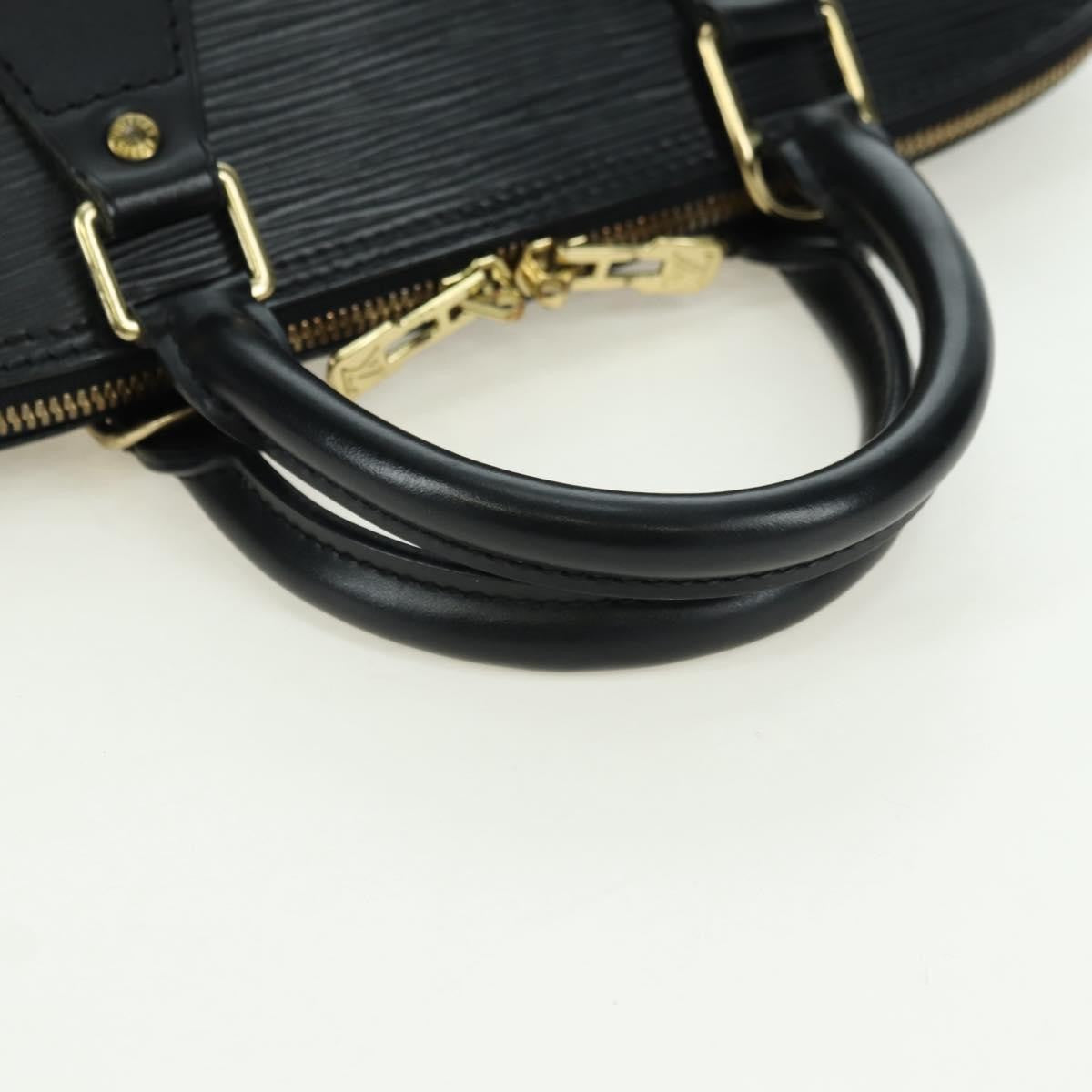 Louis Vuitton Alma Handbag Epi Leather, Black, Leather, Handbag