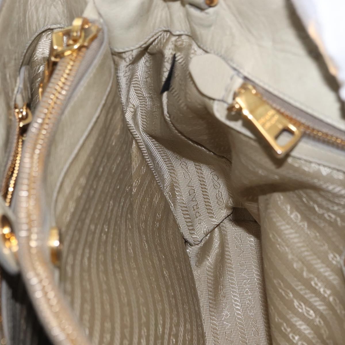 Prada Tote Vitello Daino Vitello Daino, BEIGE, LEATHER, Handbag