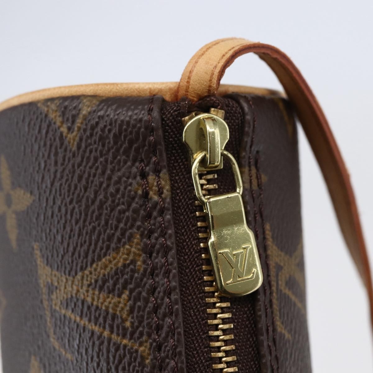 Louis Vuitton Papillon Pochette Monogram Canvas, BROWN, CANVAS, Handbag