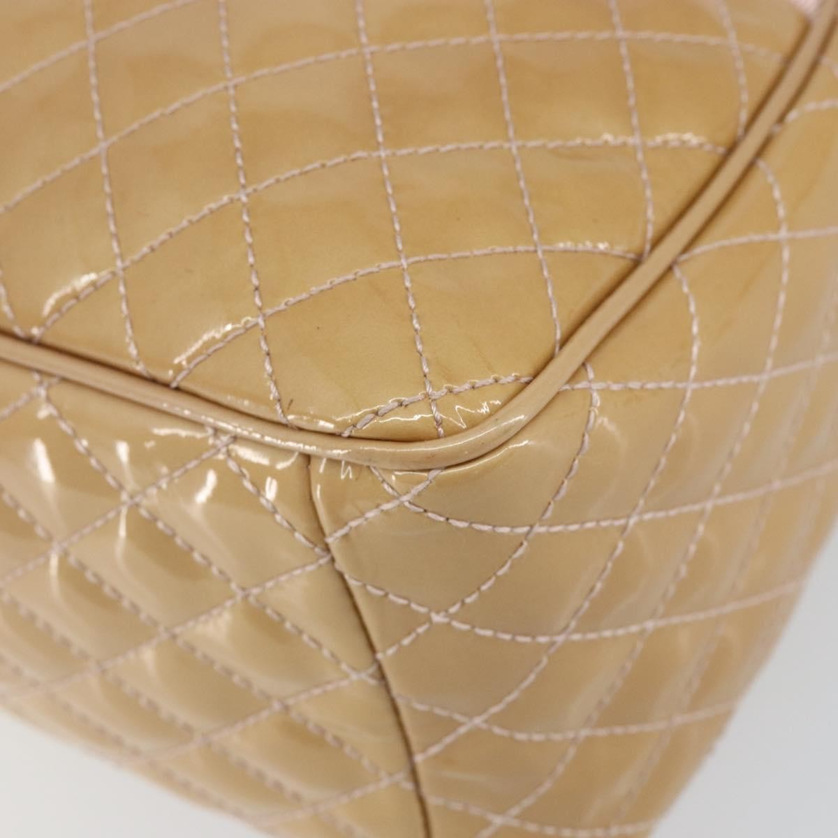 Salvatore Ferragamo Vala Handbag Patent leather, BEIGE, PATENT_LEATHER, Handbag