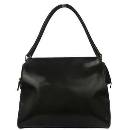 Prada Vintage Handbag Leather, BLACK, LEATHER, Handbag