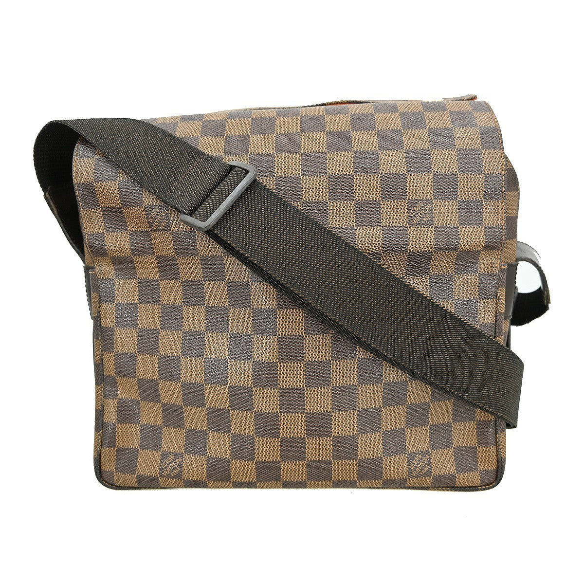 Louis Vuitton Naviglio Handbag Damier, BROWN, CANVAS, Shoulder bag
