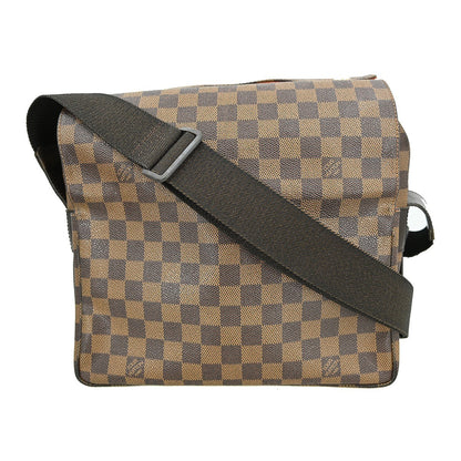 Louis Vuitton Naviglio Handbag Damier, BROWN, CANVAS, Shoulder bag