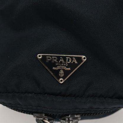 Prada Zip Around Toiletry Bag Tessuto, Navy, Nylon, Clutch