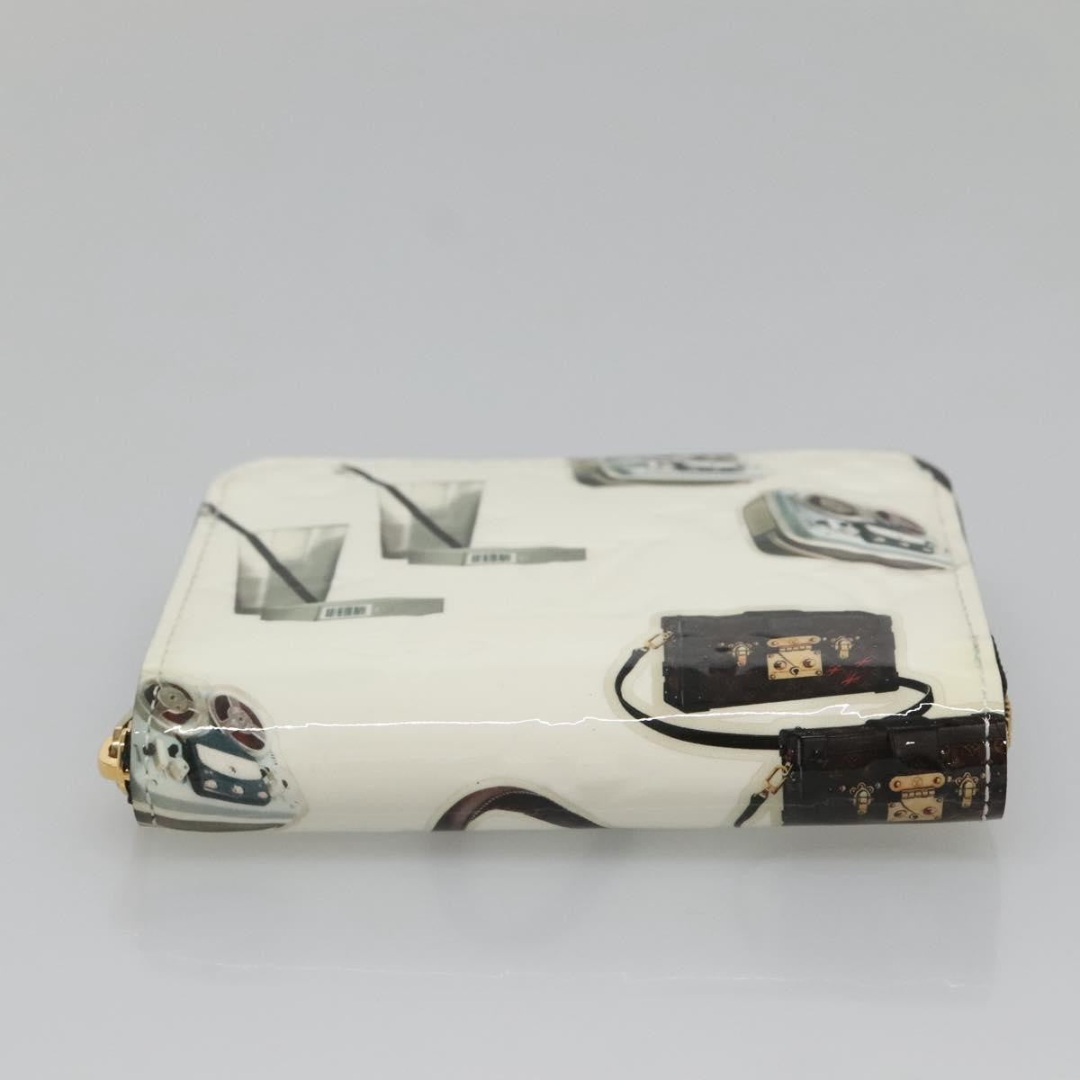 Louis Vuitton Nicolas Ghesquière Zippy Wallet Patent Monogram, WHITE, PATENT_LEATHER, Wallets