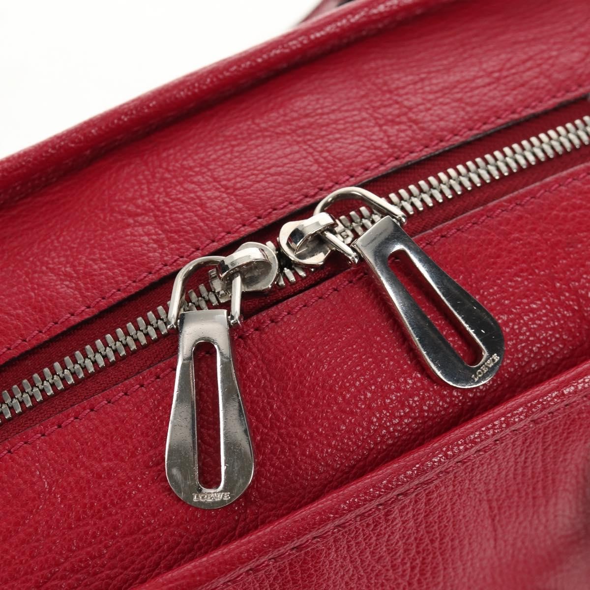 Loewe Amazona Bag Leather, RED, LEATHER, Handbag