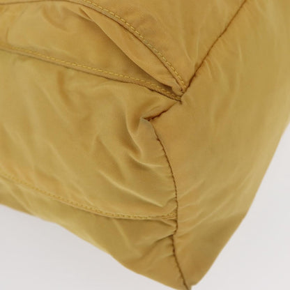 Prada Buckle Messenger Bag Tessuto, YELLOW, NYLON, Shoulder bag