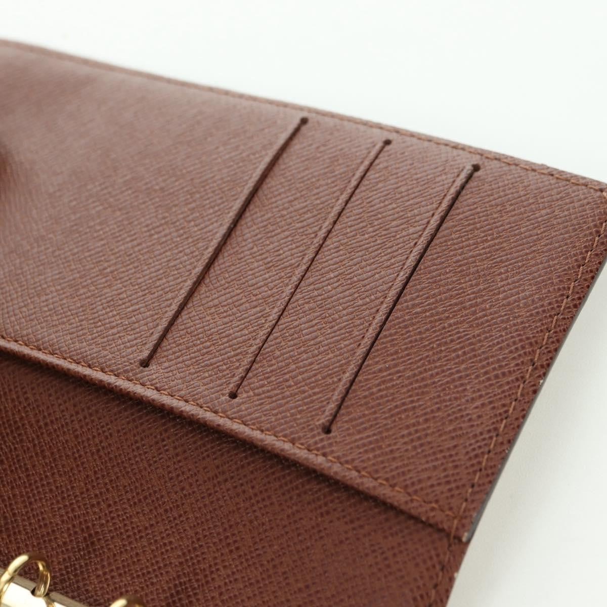 Louis Vuitton Agenda Cover Monogram Panda, Brown, Canvas, Wallet