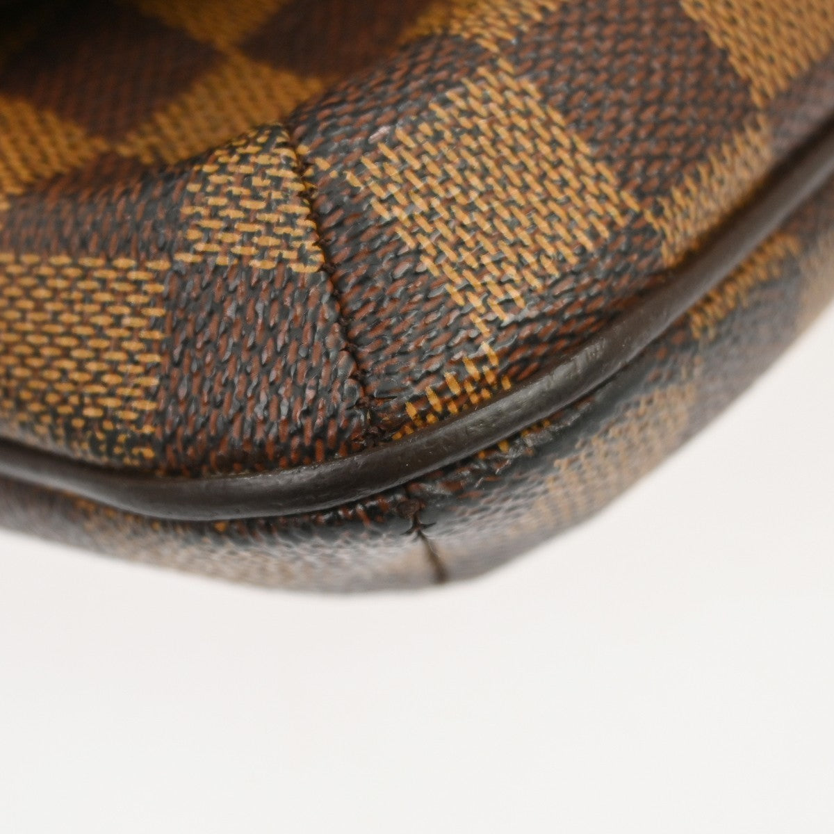 Louis Vuitton Musette Tango Handbag Damier, Brown, Canvas, Shoulder Bag