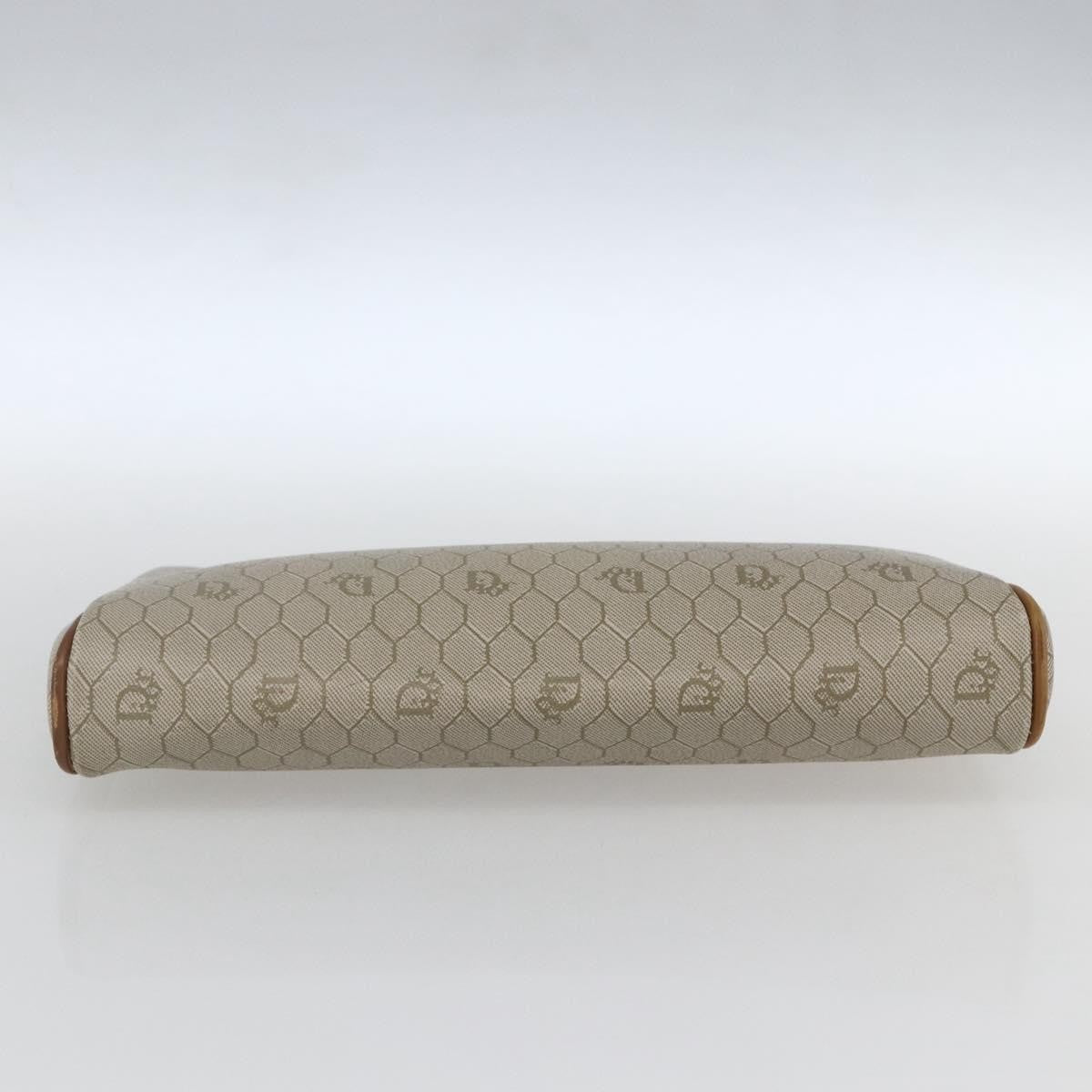 Christian Dior Vintage honeycomb clutch Canvas, Beige, Canvas, Clutch